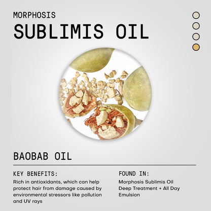 FRAMESI Morphosis Sublimis Oil Deep Treatment 8.4 fl oz, Moisturizing Treatment for Hair