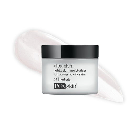 PCA SKIN Clearskin Lightweight Face Moisturizer for Oily Skin, Daily Hydrating Facial Moisturizer for Oily, Acne-Prone, and Sensitive Skin, Quick Absorbing, Reduces Discolorations, 1.7 oz Jar