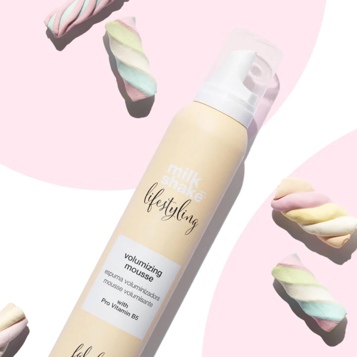 milk_shake Lifestyling Volumizing Mousse - Medium to Strong Holding Foam | Provides Body, Volume, and Curl Retention | 6.4 oz (200 ml)