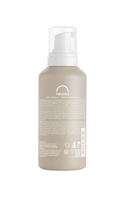 Neuma Neu Styling Hair Mousse 6.6 Fl. Oz. Mousse for Hair Volume with Lavender, Mandarin & Vanilla Scent