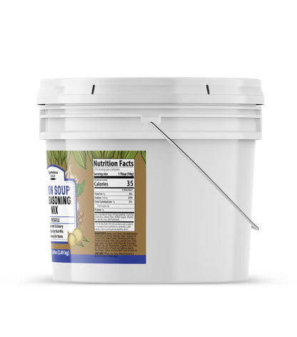 Unpretentious Onion Soup & Seasoning Mix, 1 Gallon, Gourmet Culinary Blend, Great for Soups & Dips