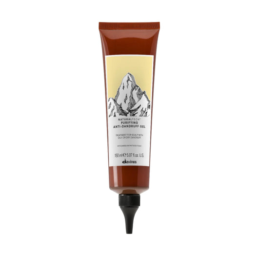 Davines Naturaltech Purifying Gel, Clarifying & Anti-Dandruff for Dandruff (Oily or Dry) - With Dandelion Phytoceuticals - Treatment for Oily or Dry Dandruff, 5.07 Fl Oz