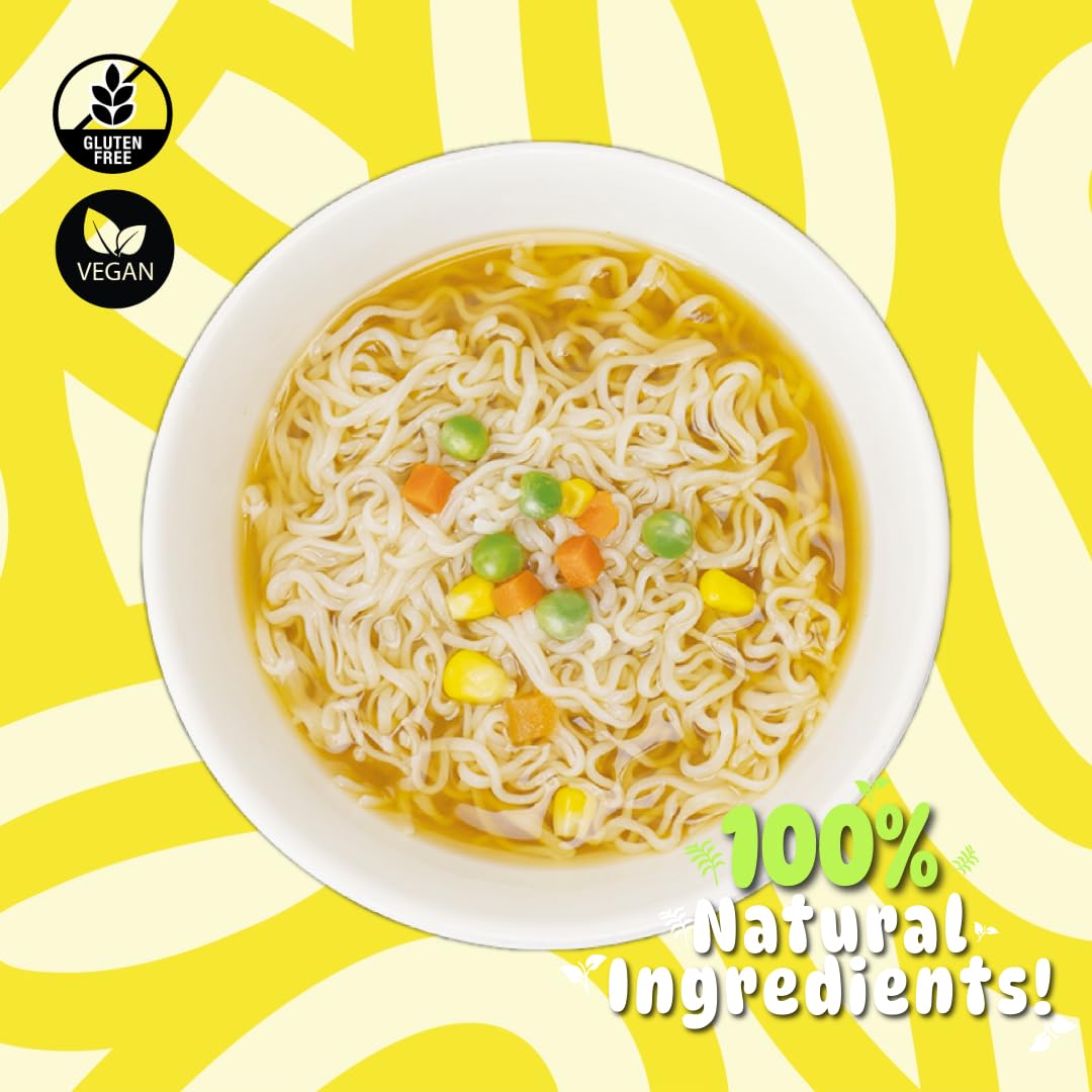 SAMABILA Multigrain Ramen (Pack of 6) - Air Dried - Gluten Free - Vegan - 100% Natural Ingredients