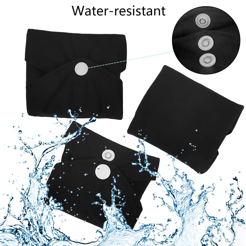 Reusable Bamboo Sanitary Towels Pads, TopDirect 8 Pack Medium & Large (9.06" & 11.02") Heavy Flow Night Pads Washable Cloth Menstrual Pad with Wet Bag for Women