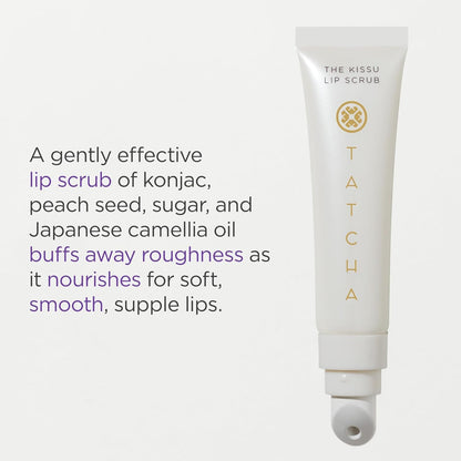 TATCHA The Lip Ritual Set | The Kissu Lip Scrub, Treatment, & Lip Tint - Smooth, Hydrate, and Protect Lips | $102 Value