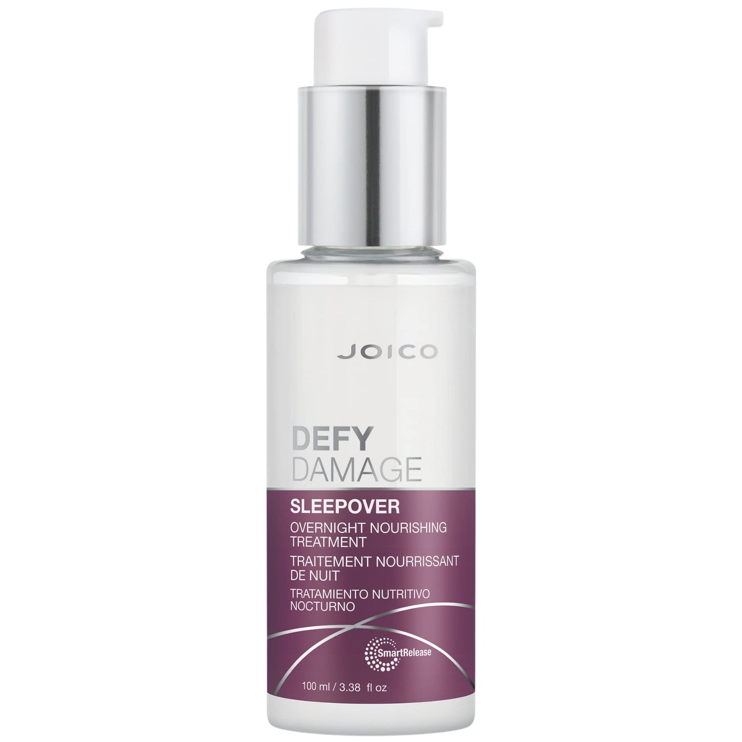 Joico Defy Damage Sleepover Overnight Nourishing Treatment | Instantly Softens & Smooths | Strengthen Bonds | Reduce Breakage & Split Ends | No Rinse Formula | With Arginine & Keratin