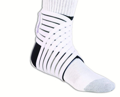 Pro-Tec Athletics Ankle Wrap, Adjustable Stability and Compression with Figure-8 Elastic Wrap and Neoprene Sleeve