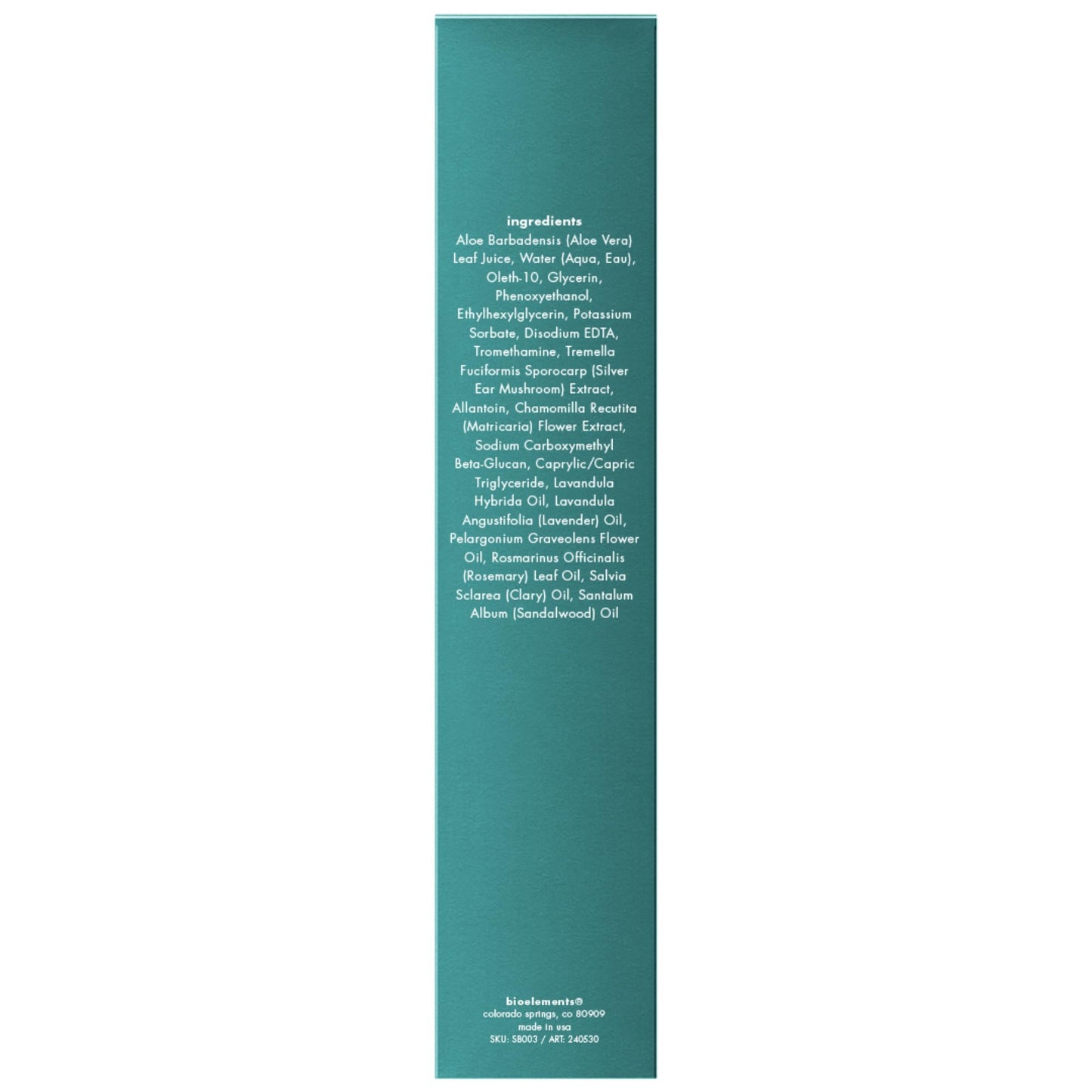 Bioelements Soothing Reset Mist - 3.7 oz - Hydrating, Soothing Toner for Sensitive & Dry Skin - Vegan, Gluten Free - Never Tested on Animals
