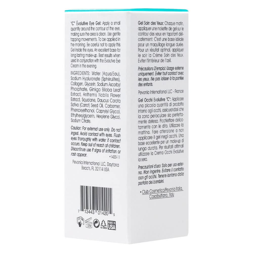 Pevonia "C" Evolutive Eye Gel, 15g