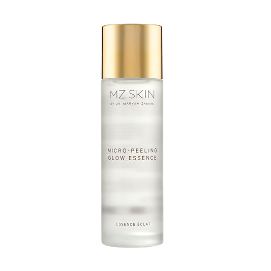 MZ SKIN Micro-Peeling Glow Essence 1.01 fl oz | 5% Azeloglicina, 3% Succinic & 2% Tranexamic Acid | Brightens, Clarifies & Smooths