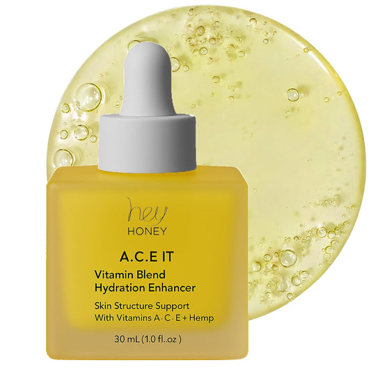 Hey Honey Vitamin C A E Serum Anti Aging Wrinkles Dark Spots Brightening Glow Clean Beauty 1 Oz