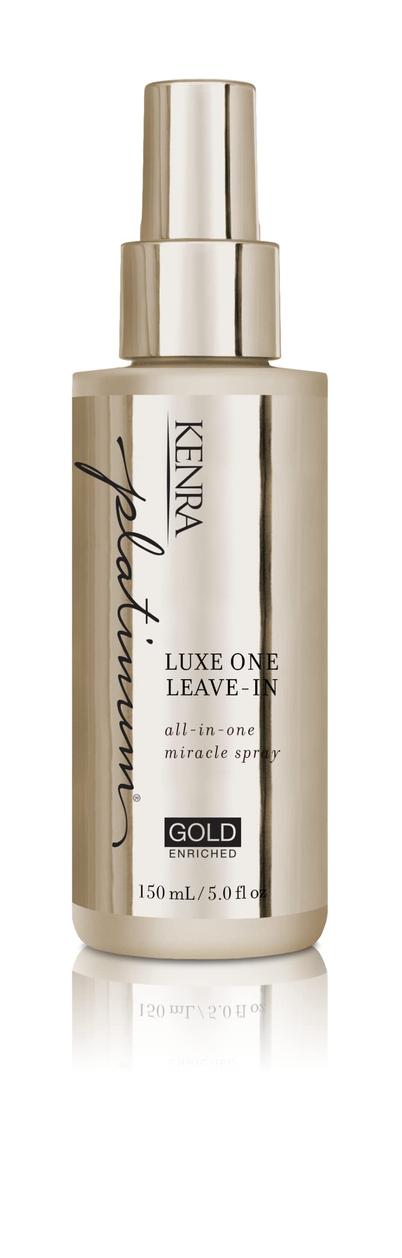 Platinum Luxe One Leave-In | All-In One Miracle Spray | Enriched with Precious Gold | Opulent Slip & Shine | Thermal/Heat Protection | Medium To Coarse Hair