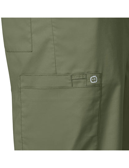 WonderWink Men's Big Wonderwork Cargo Pant, Navy, 2X-Large