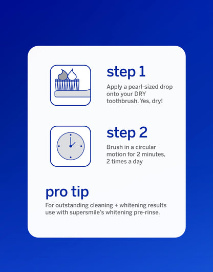 Supersmile Fluoride-Free Whitening System – 3.4 oz Professional Grade Whitening Toothpaste & 3.6 oz Accelerator – Whitens up to 6 Shades & Strengthens Enamel
