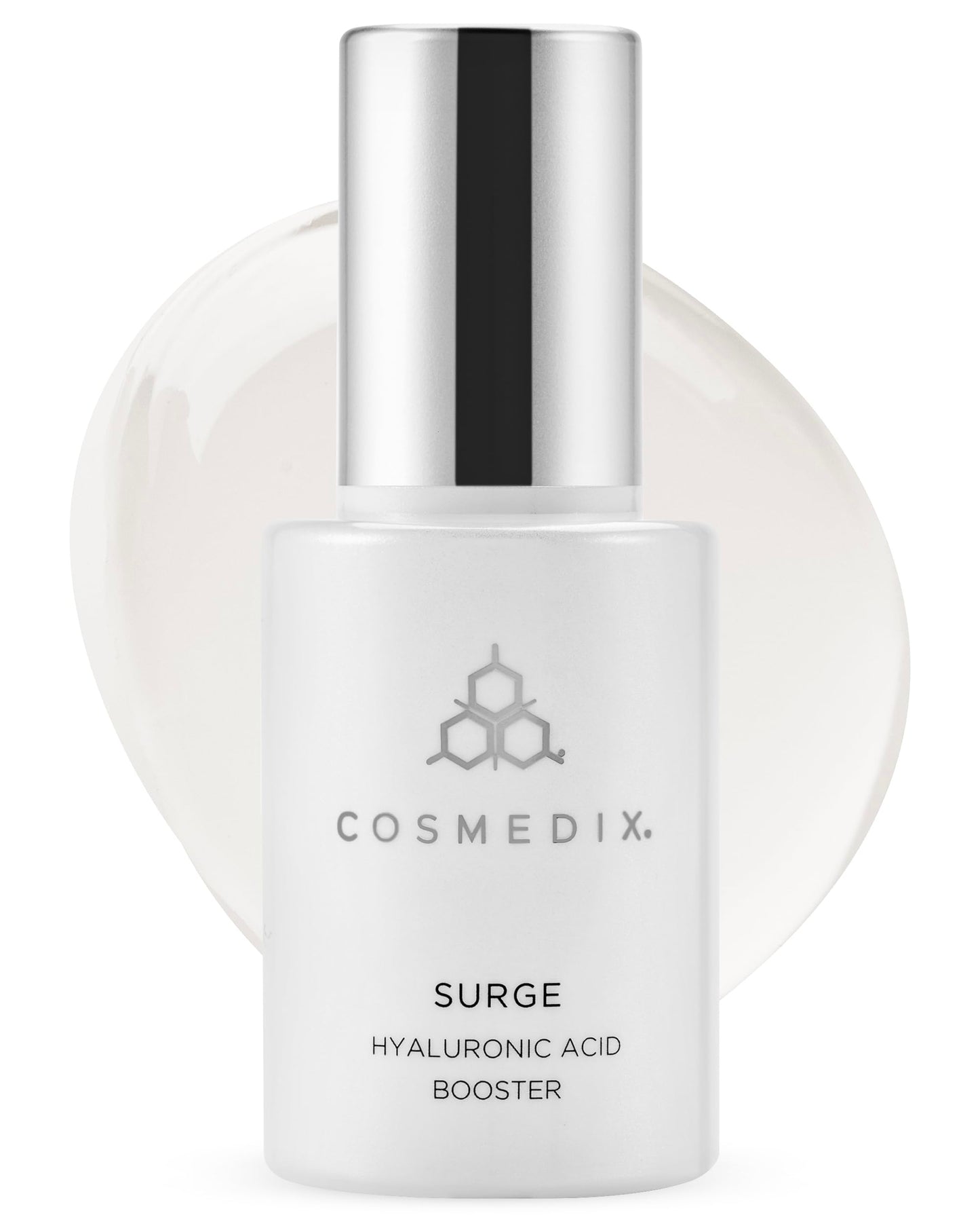 COSMEDIX Surge Hyaluronic Acid Booster Serum – Ultra-Hydrating Face Serum with Vitamin C & Niacinamide – Softens, Brightens & Moisturizes Skin for Fine Lines & Wrinkles – 30 ml / 1 fl oz
