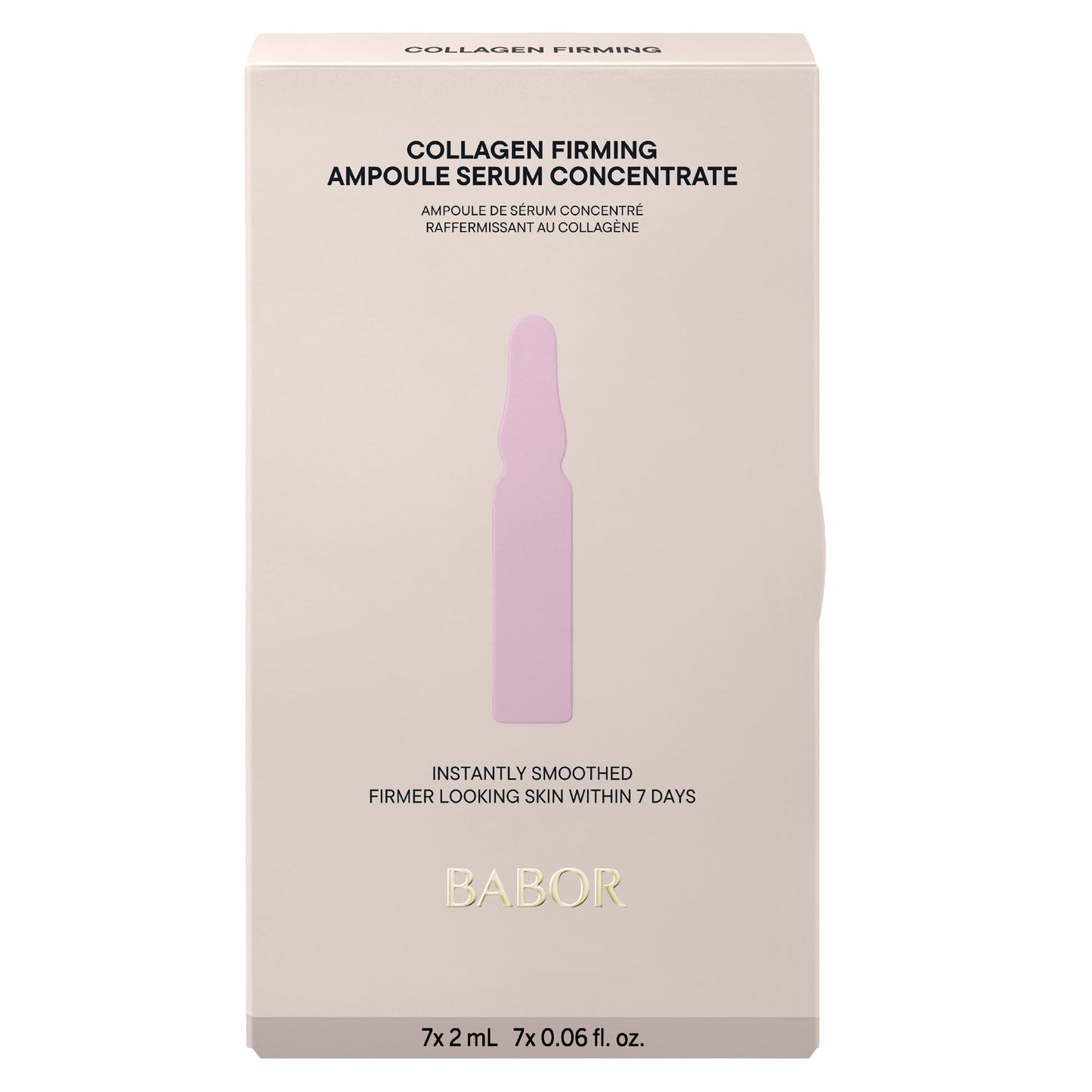 BABOR Collagen Firming Ampoule Concentrate, Collagen Skincare Capsule, Anti Aging Serum, Increase Elasticity, Firming and Lifting 7 Day Treatment