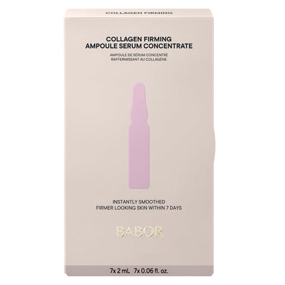 BABOR Collagen Firming Ampoule Concentrate, Collagen Skincare Capsule, Anti Aging Serum, Increase Elasticity, Firming and Lifting 7 Day Treatment