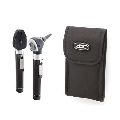 ADC Otoscope/Ophthalmoscope Diagnostic Set, Pocket Size, Xenon Lamp, 2.5V, Soft Case, Diagnostix 5110NS