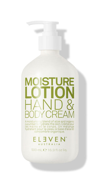 ELEVEN AUSTRALIA Moisture Lotion Hand & Body Cream for Dry Skin - Hydrating Formula for Ultra Soft Skin, Lightweight Body Moisturizer with Shea Butter & Aloe Vera, for Women and Men