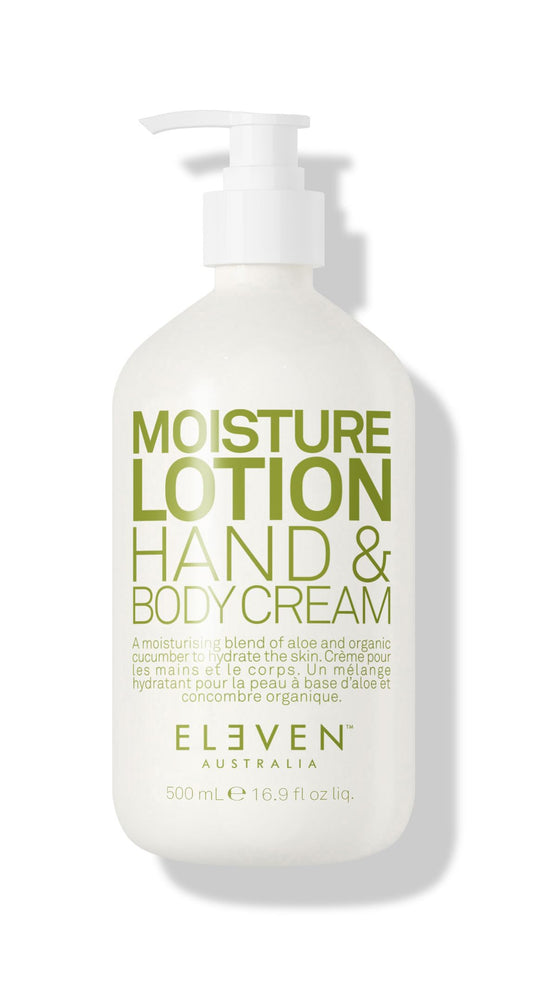 ELEVEN AUSTRALIA Moisture Lotion Hand & Body Cream for Dry Skin - Hydrating Formula for Ultra Soft Skin, Lightweight Body Moisturizer with Shea Butter & Aloe Vera, for Women and Men