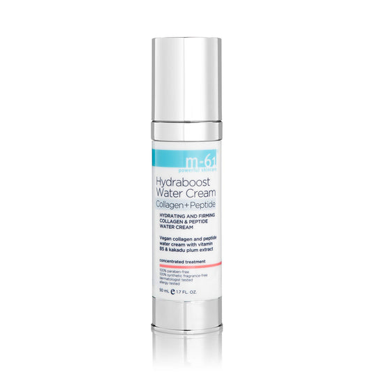 m-61 Hydraboost Collagen+Peptide Water Cream | Lightweight, Hydrating and Firming Gel-Cream With Vegan Collagen and Peptides. For All Skin Types - 1.7 Fl Oz