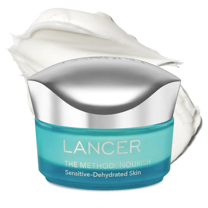 Lancer Skincare The Method: Nourish Women’s Anti-Aging Moisturizer with Hyaluronic Acid, Daily Face Moisturizer, Sensitive or Dehydrated Skin