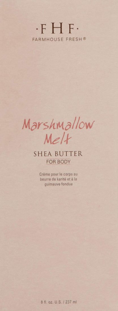 FarmHouse Fresh Marshmallow Melt Shea Butter Body, 8 Fl Oz