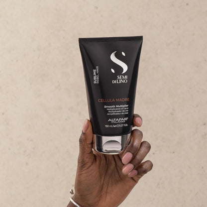 Alfaparf Milano Semi di Lino Cellula Madre Smooth Multiplier - Shiny Hair Gel Treatment for Daily Frizz Control - Use As a Smoothing Anti Frizz Gel for Hair Shine + Manageability (5.07 fl oz)