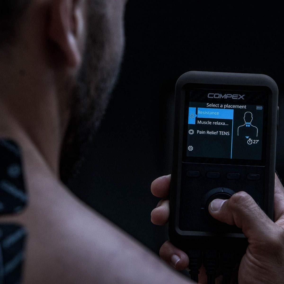Compex® Sport Elite™ 3.0 Muscle Stimulator with TENS Kit – 10 Programs – Helps facilitate and Improve Muscle Performance