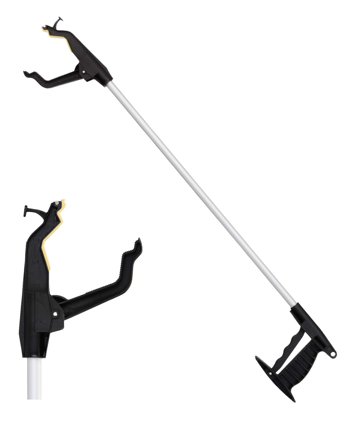 Nova Joy Reacher - Grabber Pickup Tool for Seniors - Lightweight Gripper with Magnetic Tip, Hook, and Rotating Claw - Daily Living Aid for Elderly and Users with Limited Mobility - 32" - One Pack