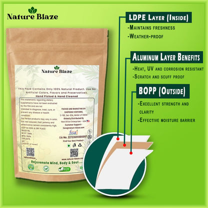 Nature Blaze Kashmiri Garlic | Lahsun Whole | Allium Sativum | Naturally Sourced | Unpolished & Sun-Dried | Aromatic Himalayan Garlic Bulbs | 200Gm / 7.0 Ounce