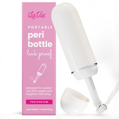 LaVie Peri Bottle for Postpartum Care, Portable Bidet, Upside Down Spray Bottle for Relief, Tears, and Hemorrhoids After Birth, Postpartum Essential