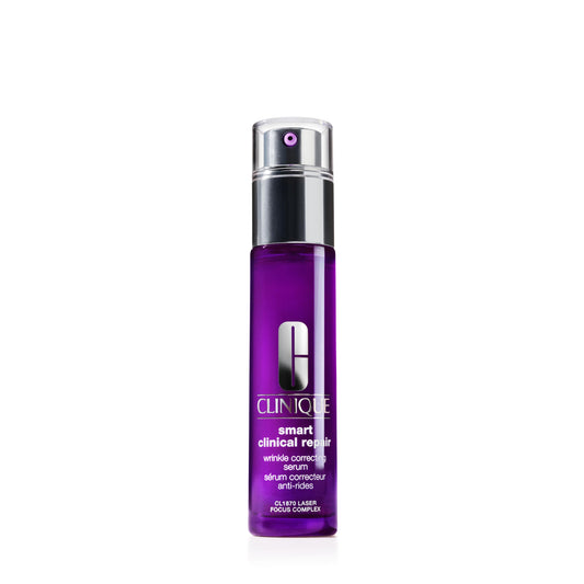 Clinique Smart Clinical Repair Wrinkle Correcting Anti Aging Face Serum With Hyaluronic Acid, Peptides + Advanced Retinoid Serum For All Skin Types | Hydrating