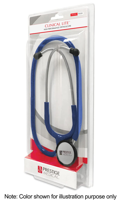 Prestige Medical Clinical Lite Stethoscope, Stealth Aqua Sea