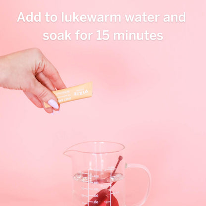 Pixie Cup Dust Menstrual Cup Sanitizer - Menstrual Disc Sanitizer + Period Cup Cleaner - Just add Water - Portable Travel Solution for Feminine Care