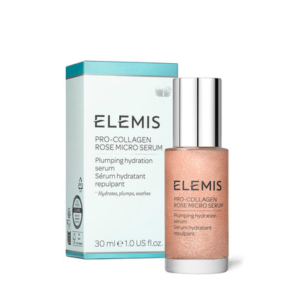 ELEMIS Pro-Collagen Rose Micro Serum | Hydration serum that plumps, soothes, and nourishes your skin while reducing fine lines & wrinkles.