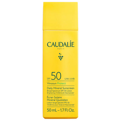 Caudalie Vinosun Protect Daily Mineral Sunscreen SPF50-50 mL