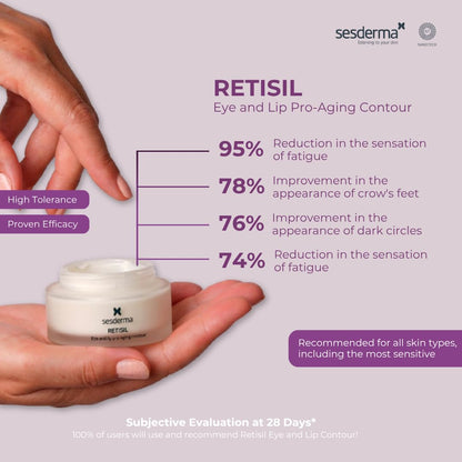 Sesderma RETISIL Eye And Lip Pro-Aging Contour | Ageless Beauty System | Wrinkles | Silky Smooth Skin, 1.0 fl oz