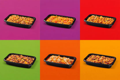 Miss Olive’s Ready Meals Variety Pack (6 Pack) – Microwave Ready to Eat Meals, Lower Sodium Shelf-Stable Lunch & Dinner Bundle