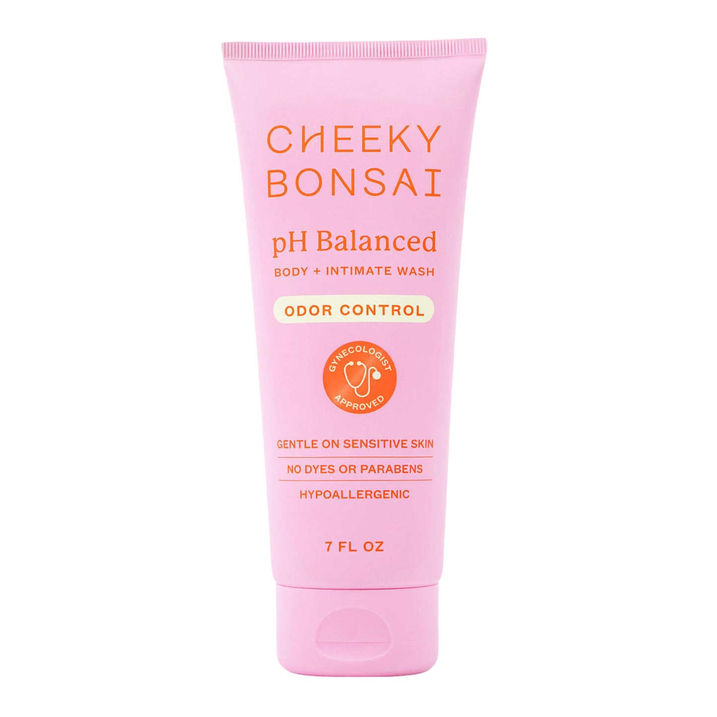 Cheeky Bonsai pH Balanced Feminine Wash for Women - Removes Odor - Gentle on Sensitive Skin - No Dyes or Parabens - Hypoallergenic - Gynecologist Approved (7 Ounces)
