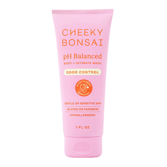 Cheeky Bonsai pH Balanced Feminine Wash for Women - Removes Odor - Gentle on Sensitive Skin - No Dyes or Parabens - Hypoallergenic - Gynecologist Approved (7 Ounces)