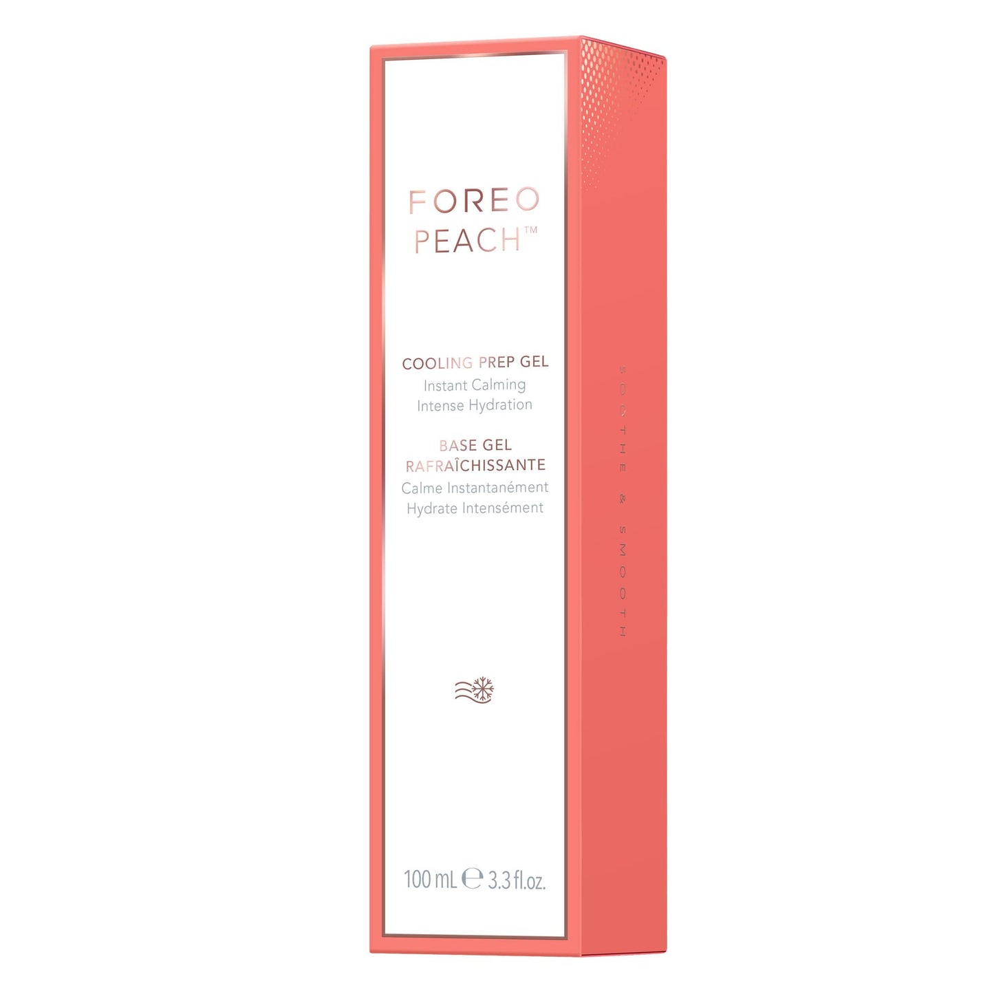 FOREO PEACH Cooling Prep Gel - Laser Hair Removal - Calming & Hydrating - 17 plant extracts, HA & Panthenol - Pain-free Hair Removal - During Treatment & Post- IPL Care - 3.3 fl.oz