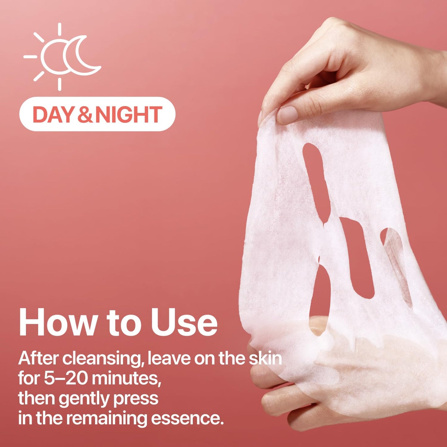 numbuzin No.3 Sheet Mask | 5 Sheets | Tingle-Pore Softening Sheet Mask | Pore Minimizing, Skin Softening Face Mask with Bifidax | Hydrates, Smooths Rough, Bumpy Skin, Improves Glow | Korean Skincare