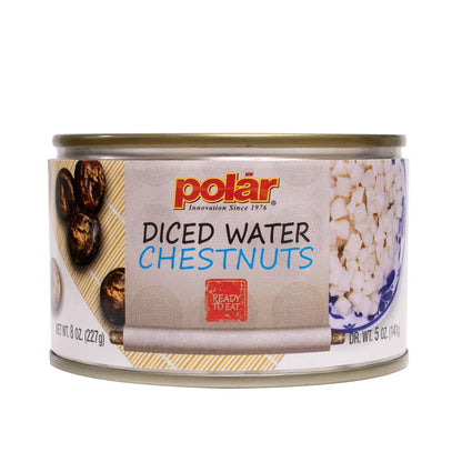 MW Polar Canned Vegetables Water Chestnuts, Diced, 8oz (Pack of 1)