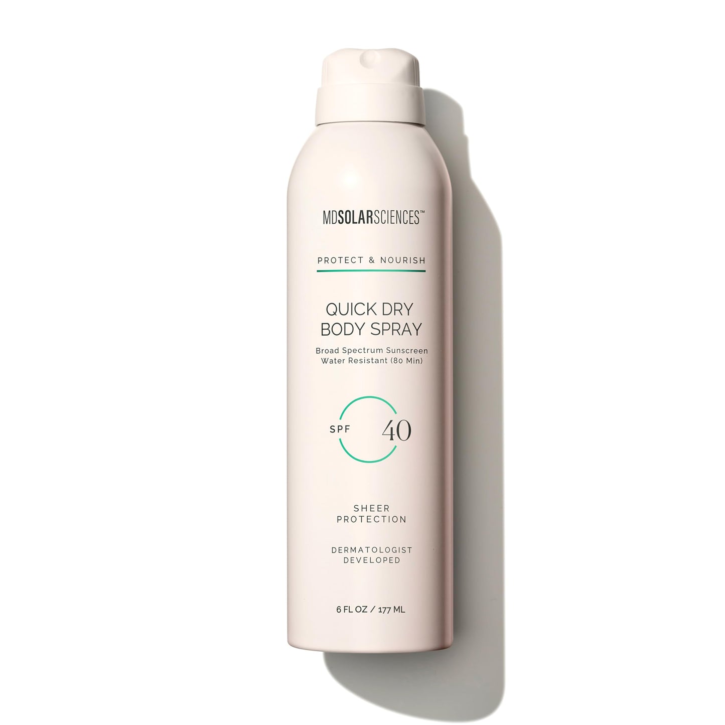 MDSolarSciences Quick Dry Body Spray SPF 40 | Water-Resistant, Broad Spectrum Sunscreen Spray | Indian Gooseberry, Vitamin C & Antioxidants Enriched | Non-Aerosol | Safe for Sensitive Skin (6 Fl Oz)