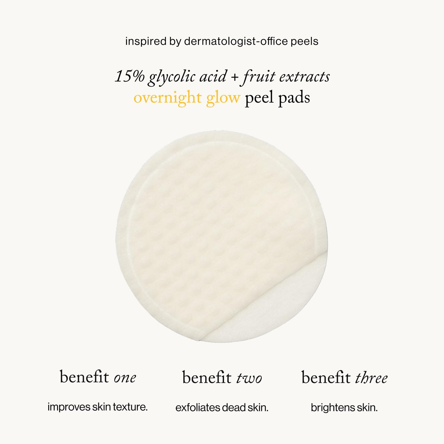 goop Beauty 15% Glycolic Acid Exfoliating Pads | Inspired by a Professional Chemical Peel | Refines & Retexturizes for Glowing Skin | Paraben and Silicone Free | 4 pack