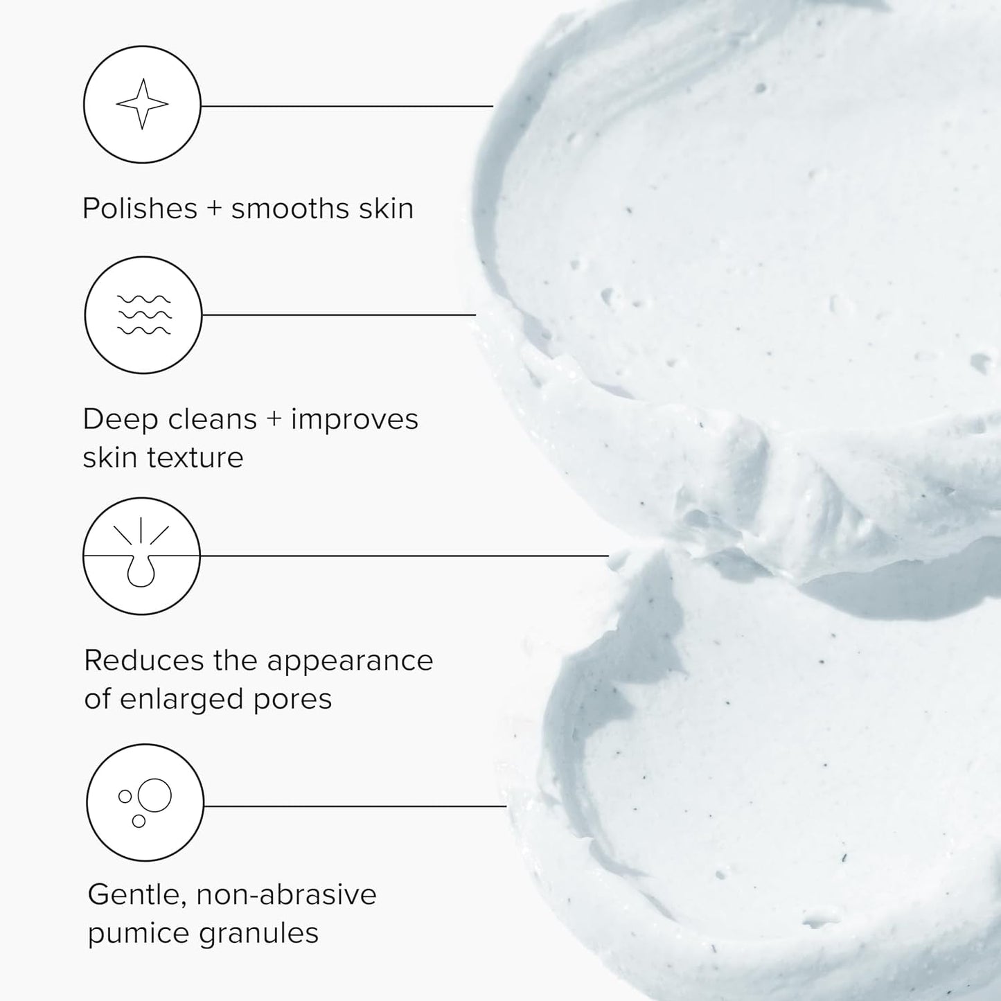 DRMTLGY Microdermabrasion Scrub – Gentle Facial Exfoliating Scrub to Smooth & Polish Skin – Face Exfoliator for Dull, Rough Texture – Pumice Exfoliant – 2 oz