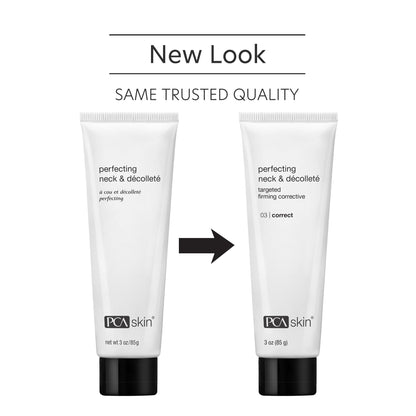 PCA SKIN Perfecting Neck & Chest Firming Cream - Anti Aging Retinol Moisturizer for Reducing Discoloration, Wrinkles & Fine Lines (3 oz)