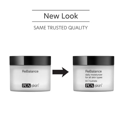 PCA SKIN ReBalance Sensitive Moisturizer for Face - ReBalance Daily Face Moisturizer, Creamy, 1.7 fl oz Jar