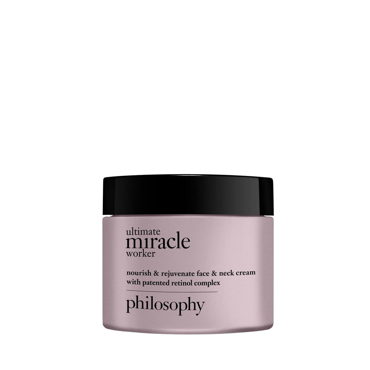 philosophy ultimate miracle worker nourish & rejuvenate face & neck cream - with patented retinol, ceramides & pro-collagen peptides - smoothes fine lines & wrinkles - fast absorbing moisturizer